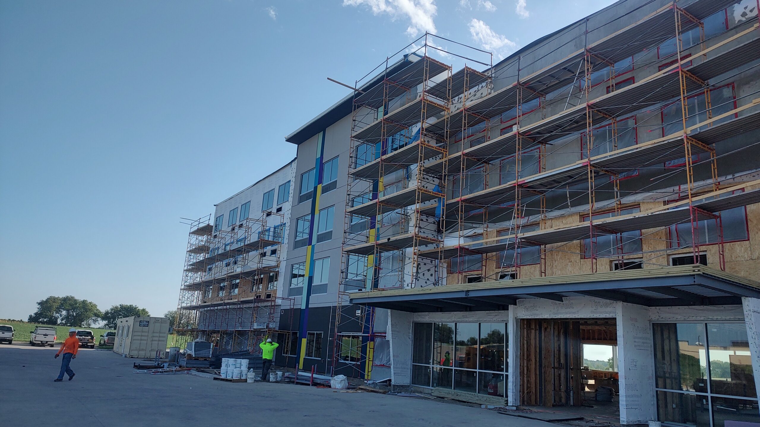 Tru by Hilton Hotel under construction in Norwalk,IA