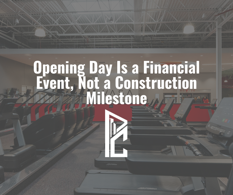 Opening Day Is a Financial Event, Not a Construction Milestone