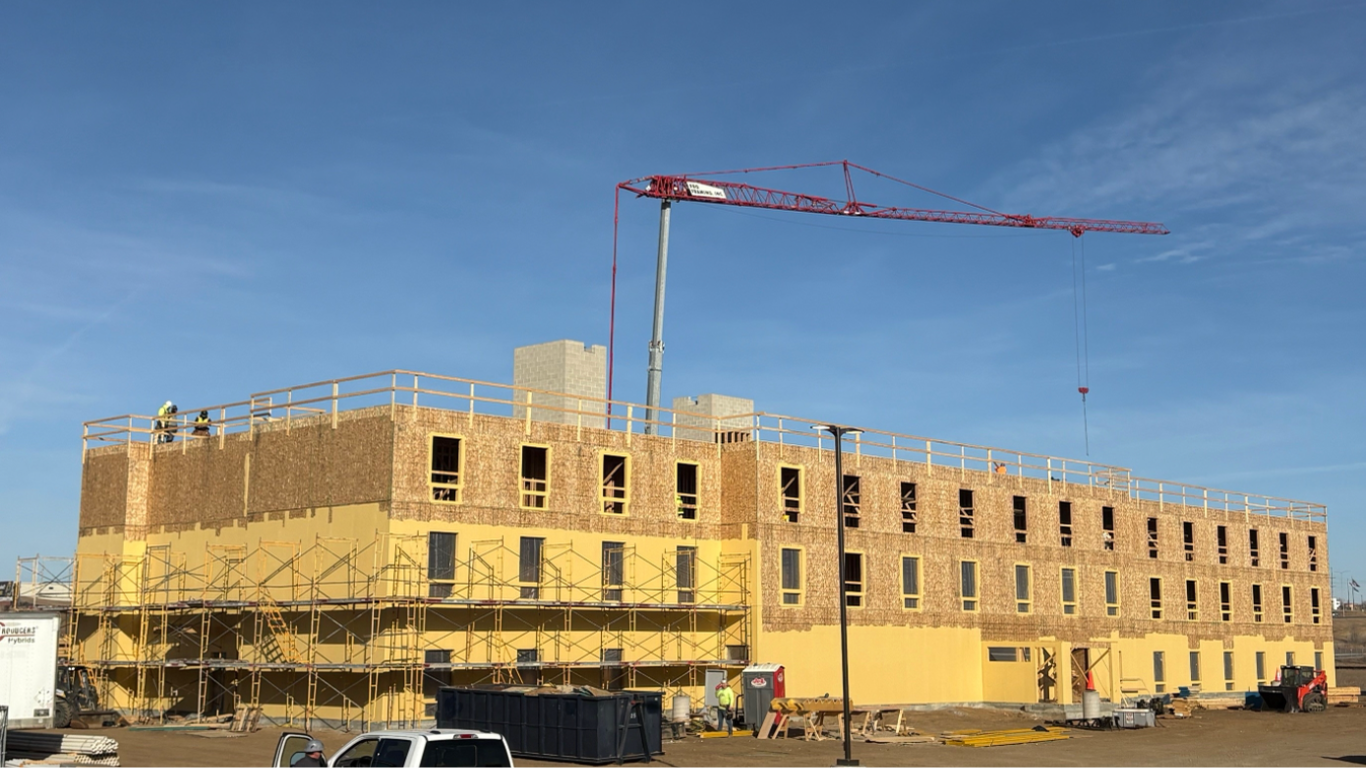 Holiday Inn Express hotel construction by Pro Commercial