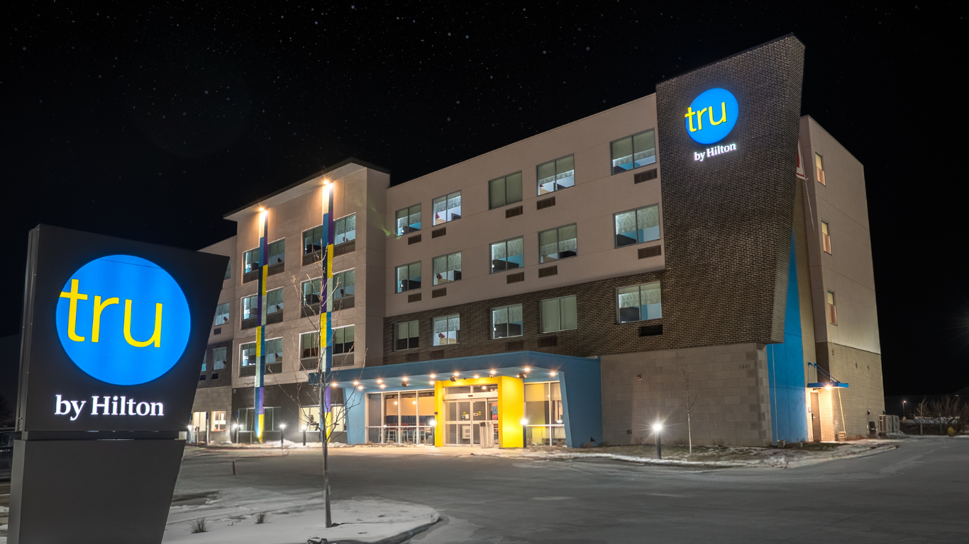 Tru by Hilton hotel  built by Pro Commercial construction