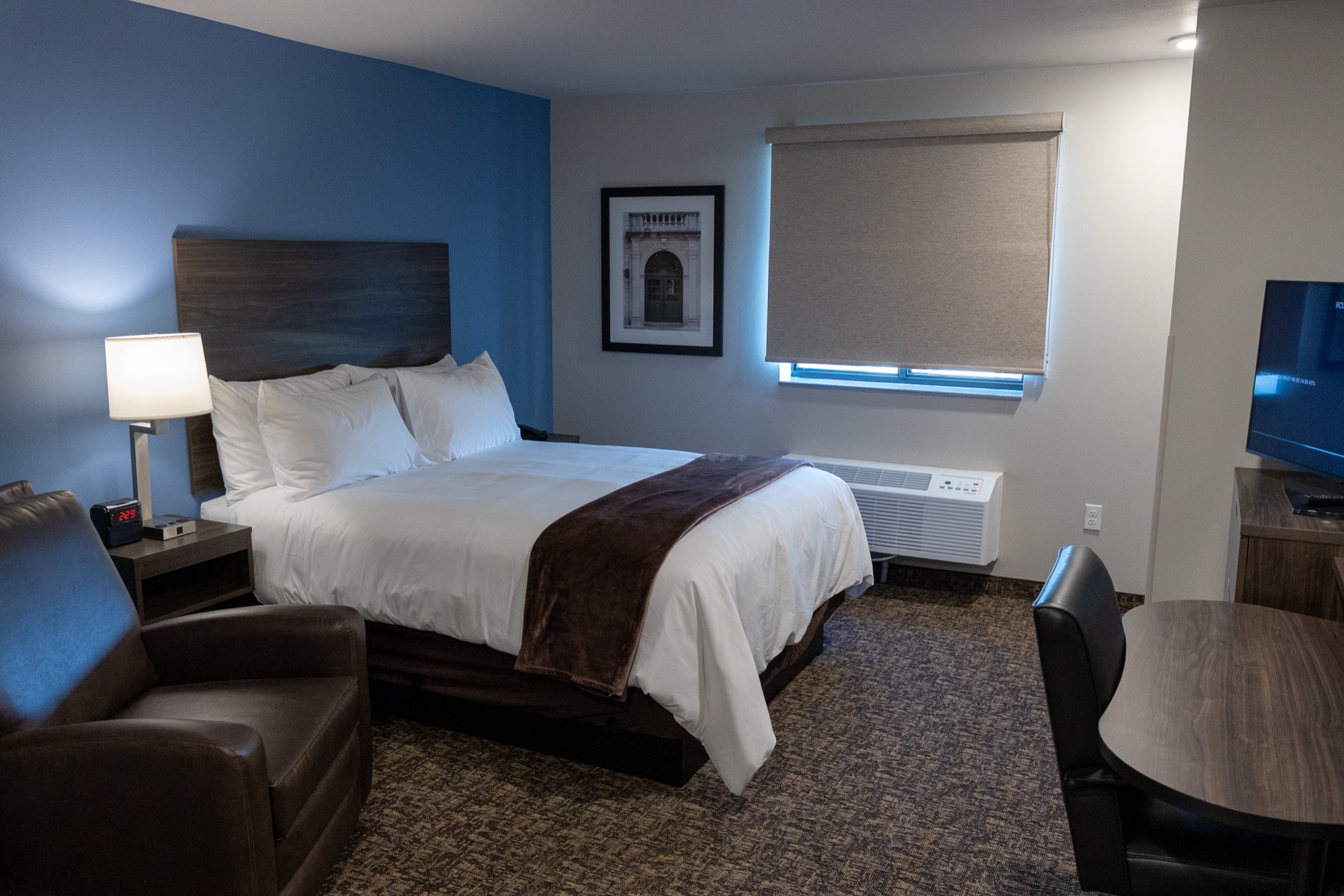 Guest room at My Place Hotel Jonesboro in Arkansas
